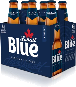 LABATT BLUE 12oz 6PK  NR