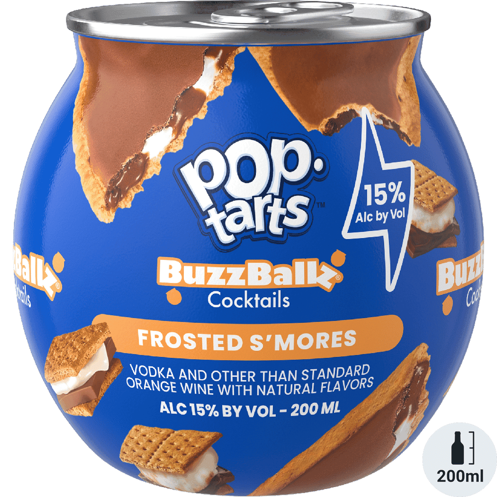 Buzzballz Popt Frosted Smores 200ml