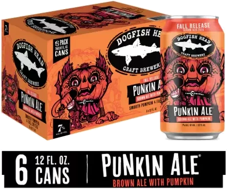 DOGFISH PUMPKIN 6PK CAN