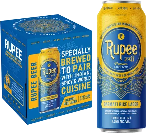 Rupee Basmati Rice Lager 4PK CAN