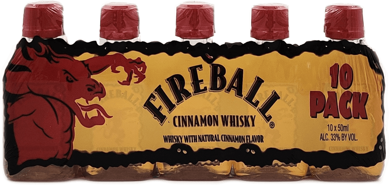 FIREBALL CINNAMON 50ML 10PK