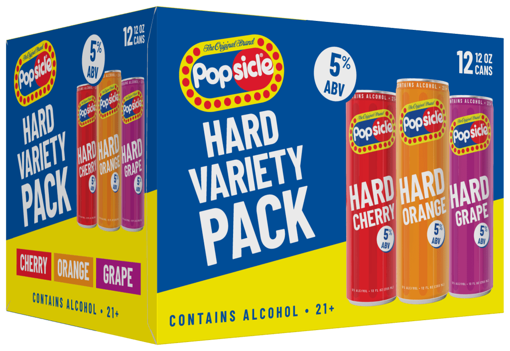 Popsicle Hard Variety Pack 12PK CAN